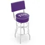 Holland TCU Double-Ring Back Bar Stool