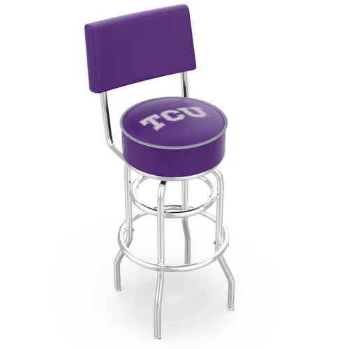 Holland TCU Double-Ring Back Bar Stool. Free shipping.  Some exclusions apply.