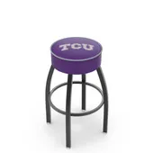 Holland Texas Christian Uni Black/Chrome Bar Stool