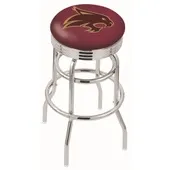 Holland Texas State U Ribbed Double-Ring Bar Stool