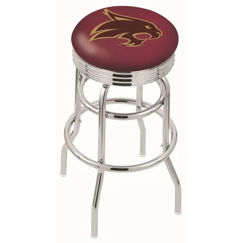 Holland Texas State U Ribbed Double-Ring Bar Stool. Free shipping.  Some exclusions apply.