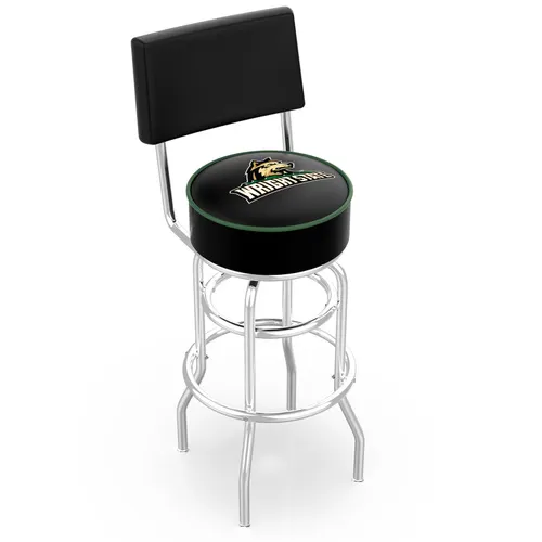 Holland Wright State U Double-Ring Back Bar Stool. Free shipping.  Some exclusions apply.