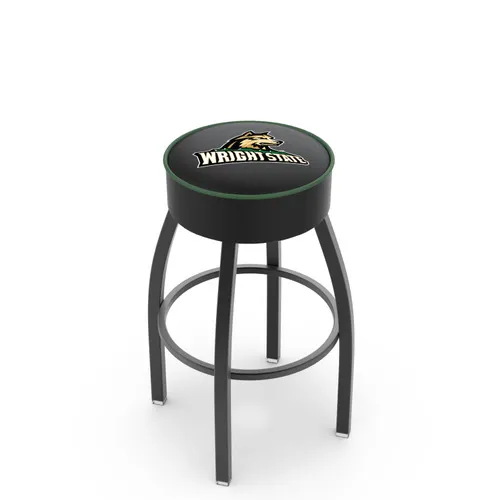 Holland Wright State Uni Black or Chrome Bar Stool. Free shipping.  Some exclusions apply.