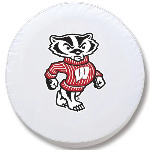Holland Univ of Wisconsin Badger Logo Tire Cover
