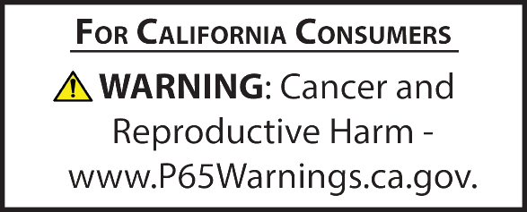 Prop 65 Warning Image